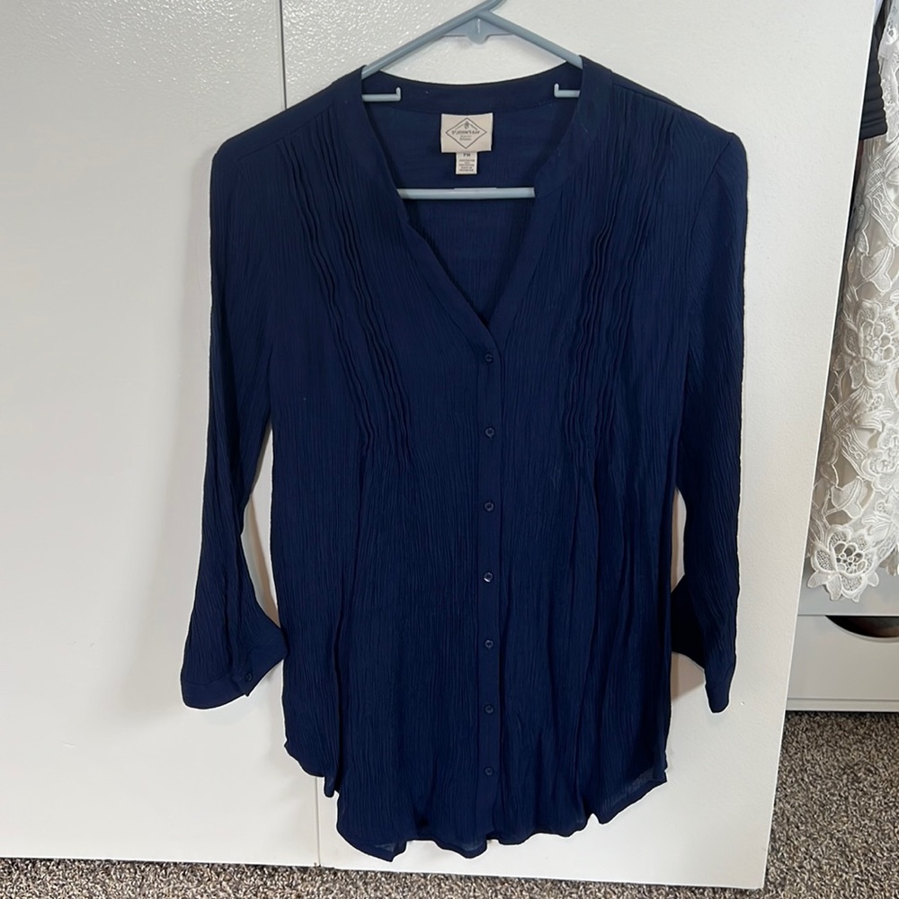 St John’s Bay Navy top PM